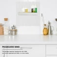 thumbnail image 4 of WRISTBIQUE Pegboard Bins Set Pegboard White 1Set 10.8X3.4X1.2In, 4 of 10