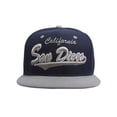 thumbnail image 2 of Original City Caps Baseball Snapback Hat - San Diego - Navy/Grey, 2 of 2