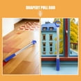 thumbnail image 3 of SOPOTUTU 1Set Blue Drapery Pull Rod Window Opener for High Windows Blinds and Awning Easy Operation, 3 of 8