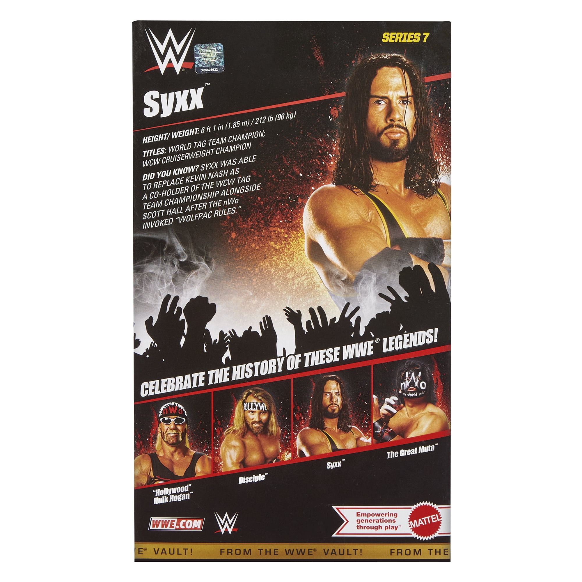 Syxx (Black & Gold) - WWE From the Vault Ringside Exclusive Series 7 Mattel WWE Toy Wrestling Action Figure