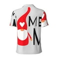 thumbnail image 4 of Rocae Gnome Home With A Cute Gnome for Men's Short Sleeve Polo Shirt, Quick Drying Performance Moisture Wicking Sports Men's Golf Shirt Small, 4 of 9