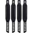 thumbnail image 1 of Adjustable Universal Exercise Bike Pedal Straps Rubber for Home Gym Cycling, 2 Pairs Black, 1 of 5