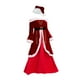 thumbnail image 3 of Conjunto de disfraz de Navidad Fernando para mujer M incluye sombrero vestido y cinturón, 3 of 8