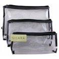 thumbnail image 2 of Sicara Clear Cosmetic Bag 3-Piece Bag Set, 2 of 3