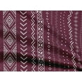 thumbnail image 5 of oneOone Rayon Dark Magenta Fabric Tribal Dress Material Fabric Print Fabric By The Yard 56 Inch Wide-UU, 5 of 8