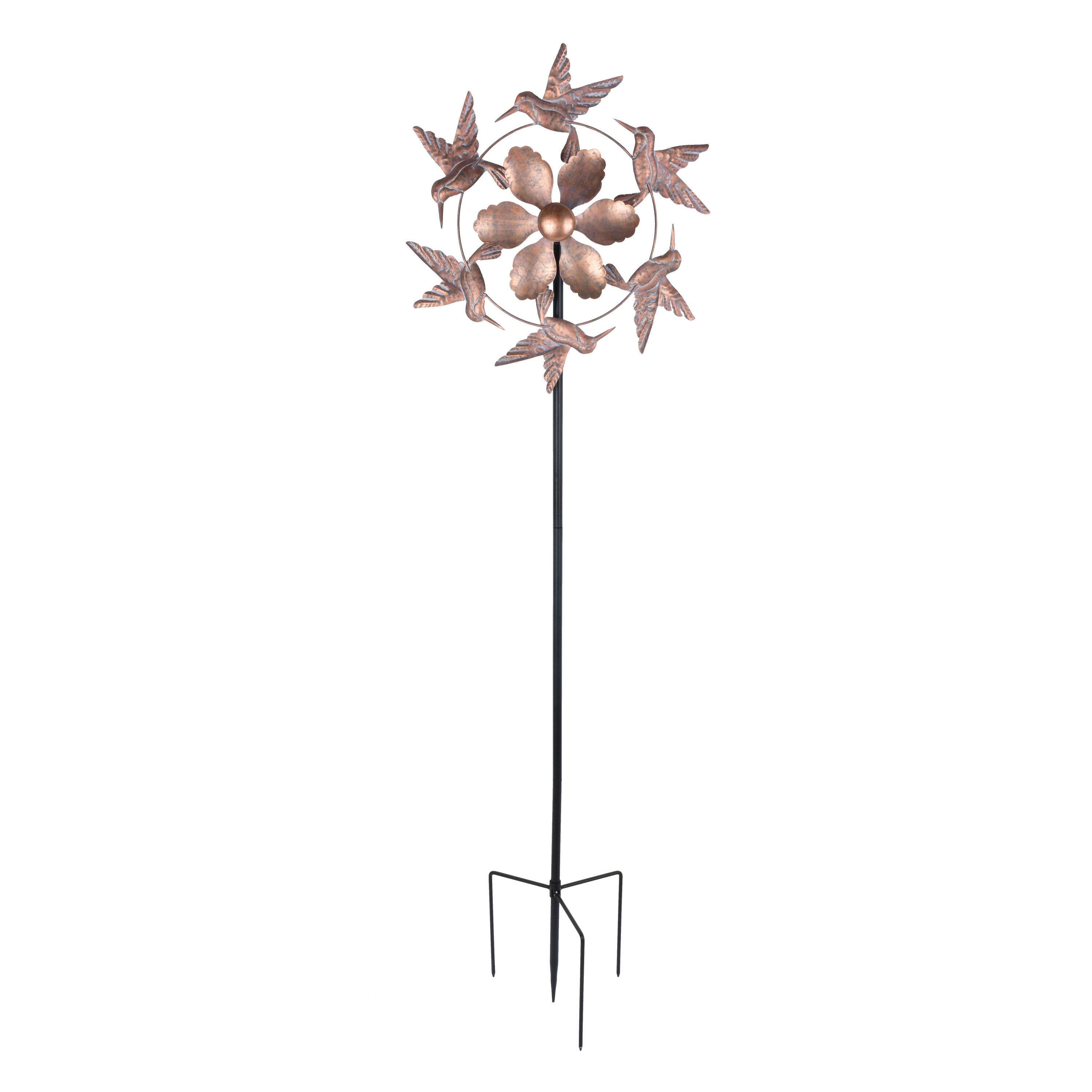 Mainstays 53" Copper Metal Wind Spinner - image 2 of 9