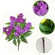 thumbnail image 5 of Decoraciones para San Valentín, adornos para San Valentín, regalos para San Valentín, decoraciones navideñas, flores artificiales de azalea e impatiens de 5 cabezas, flores artificiales de plástico., 5 of 5