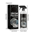 thumbnail image 3 of Rust Remover Spray 16oz – Iron Eraser Powerful Formula for Wheels and Metal Surfaces, Safe on Aluminum, Removes Rust, Iron Deposits, and Brake Dust for Clean Shine, 3 of 6