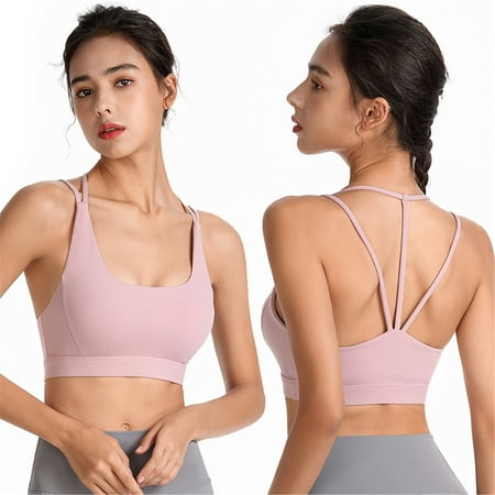 

Levmjia Sports Bras For Women Plus Size Clearance Woman Bras With String Quick Dry Shockproof Running Fitness Large Size Underwear