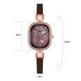 thumbnail image 2 of Reloj de nácar romano pequeño retro con diamantes ovalados a la moda para mujer Wmkox8yii gfajkfgbkjabf1196, 2 of 3