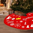 thumbnail image 6 of Cheapark 35 Inch Christmas Tree Skirt - Delicate Printed Design, Festive Bottom Decor for Holiday Tree & Home, 6 of 6