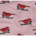 thumbnail image 4 of oneOone Organic Cotton Poplin Twill Fabric Branch & Bird Block Print Fabric By The Yard 42 Inch Wide, 4 of 4