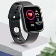 thumbnail image 2 of Bluetooth 4.0 Reloj Ritmo cardíaco Presión arterial Reloj inteligente Recordatorio de masaje Reloj de pulsera deportivo, Reloj, Negro seitruly EL5008-01B, 2 of 2