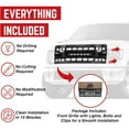 thumbnail image 6 of AMERICAN MODIFIED Front Armor Grille Compatible with 2009-2014 Ford F150, Glossy Black, 6 of 9