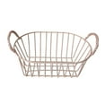 thumbnail image 2 of CUTICATE Food Storage Basket Chips Snack Basket Bread Storage Basket Wire Storage Basket Household Organizer for Garage Pantry Closets Pink, 2 of 6