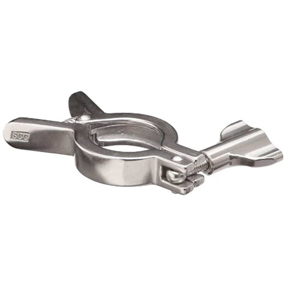 Dixon 13MHHMQ200 Stainless Steel 304 Single Pin Squeeze Clamp, 2" Tube