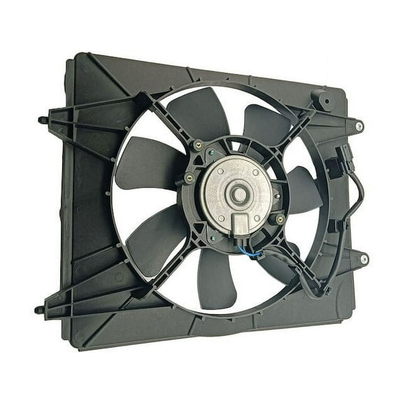 Right A/C Condenser Fan Assembly - Compatible with 2015 - 2016 Honda CR-V Sport Utility 2.4L 4-Cylinder