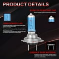 thumbnail image 5 of For Mercedes-Benz C320 2001-2005 - 4x H7 Halogen Headlight High Low Beam Bulbs Kit 4200K Warm White, 5 of 11