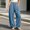Blue wide leg lounge pants for women a1, variant on Cagogo Women's Wide Leg High Waisted Lounge Pants with Pockets Solid Casual Streetwear Long Trousers Travel Work Loungewear Fall Fashion Outfits, Navy L