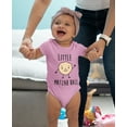 thumbnail image 3 of Happy Passover Little Matzah Ball Jewish Cute Passover Gift Baby Bodysuit 6M (3-6M) Pink, 3 of 6