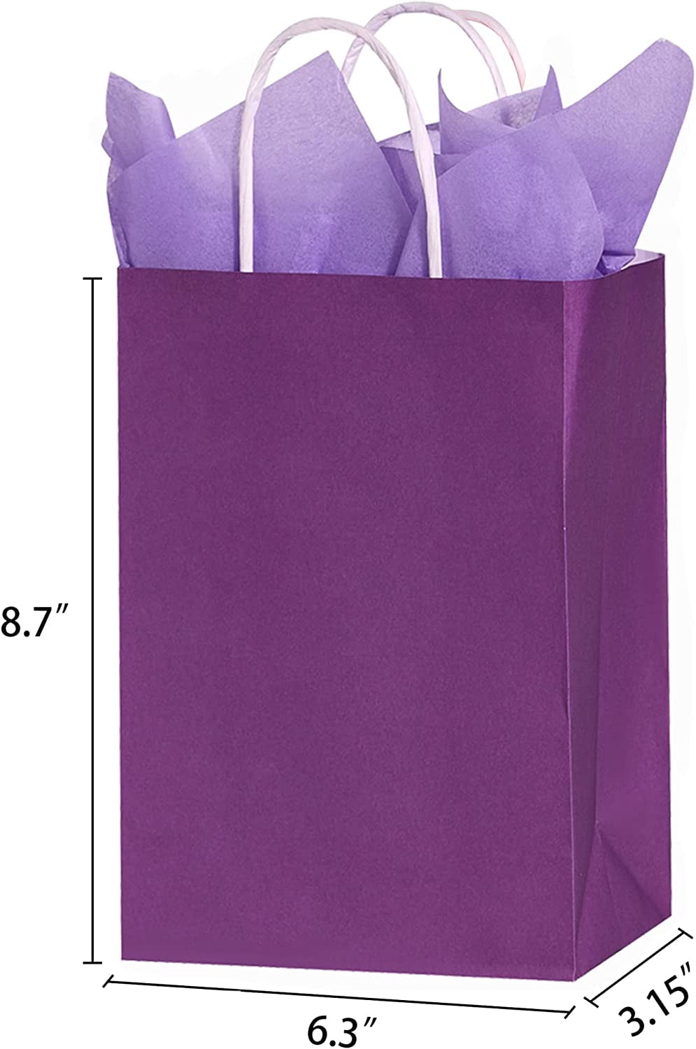 24 Pack Small Purple Party Favor Bags Goodie Bags For Birthday Party Gift  Bags With Handle And Tissue Paper (Purple) - Walmart.com