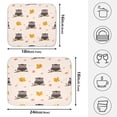 thumbnail image 4 of Little Owl Dish Drying Mat for Kitchen, Quick Drying Absorbent Soft Durable 18 x 24", 4 of 10