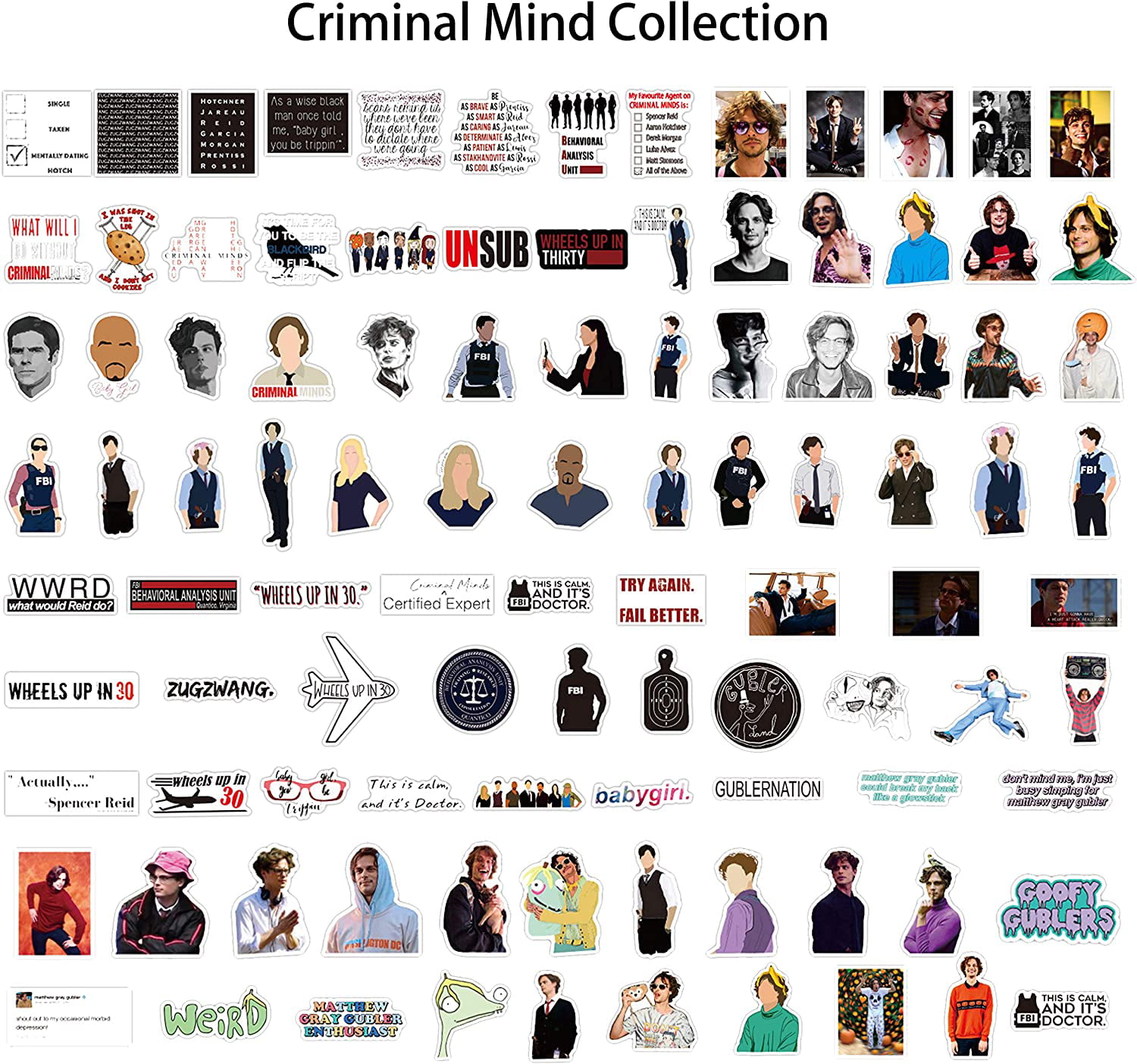 zugzwang Criminal Minds sticker Sticker for Sale by zoyabokhari
