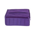 thumbnail image 3 of Vaveren Essential Oil Carrying Case Nail Polish Storage Bag Portable Organizer Bag Perfume Grids for Salon Travel Home Massage Violet, 3 of 7
