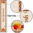 thumbnail image 2 of Rosh Hashanah Table Runner Linen Shana Tova Tablecloth Jewish New Year Party Decoration Supply Home Kitchen Dining Room Tablecloth 71inches, 2 of 5