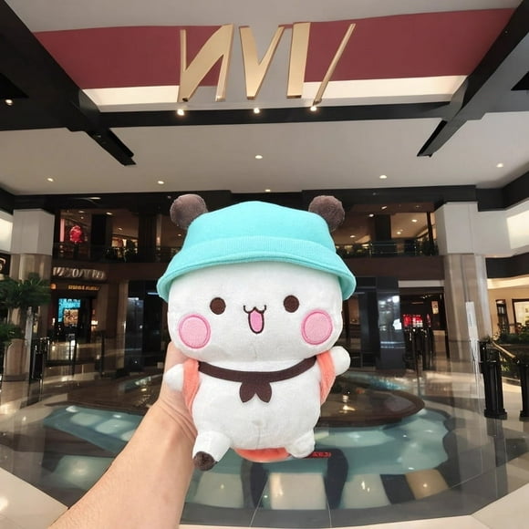 Cute Yier Bubu and Dudu Bear Panda Plushies With Backpack Cartoon Stuffed Animal Doll Appease Peluche Plush Toy Birthday Gifts
