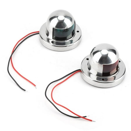 Pontoon Side Light - Yosoo IP67 waterproof Navigation Light, 12V Marine Yacht Light LED Bow Side Lights Pontoons Sailing Signal Lamp for Pontoon Boat, Yacht, Kayak, Air Boats