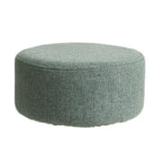 Round Linen Fabric Stool Cover Wood Stool Cover, 14 Colors Or Patterns For Your Red 28x13cm