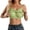 Green, variant on Women's Shelf Bra Camisole Adjustable Spaghetti Strap Basic Layer Padded Undershirt Khaki L