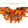 thumbnail image 5 of Fall Wreath for Front Door, 18 Inch Artificial Thanksgiving Wreath with Pumpkin,Maple,Pine Cone,Berry, Autumn Wreath for Indoor Outdoor, Halloween Thanksgiving Harvest Fall Decorations for Wall Door, 5 of 7