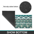 thumbnail image 6 of Teal Geometric Boho Pattern Kitchen Rugs Sets Of 2,Anti Fatigue Kitchen Mat Rugs Non Slip Washable,Decorative Kitchen Floor Mats for Kitchen,Sink,Laundry,17"x30"+17"x47", 6 of 7