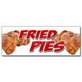 thumbnail image 1 of 48" Fried PIES Decal Sticker deep Fry Fruit Cherry Apple Lemon Peach hot, 1 of 1