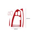 thumbnail image 3 of Red Carbon Fiber Central Control Gear Panel Cover Trim for BMW Z4 E89 2009-2016, 3 of 4