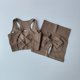 thumbnail image 2 of Conjunto de Fitness de cintura alta y levantamiento de cadera para mujer con parte de atrás bonita, sujetador deportivo, vestido de Yoga, entrenamiento ajustado y pantalones cortos deportivos, 2 of 6