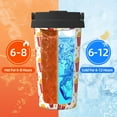 thumbnail image 5 of Honeii Popcorn Print Travel Coffee Mug Insulated Coffee Cup with Leakproof Lid, Coffee Tumbler, Reusable Coffee Cups with Seal Lid, 5 of 8