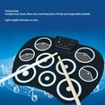 thumbnail image 4 of Roll Up Electric Drum Set,  Compatibility Lightweight Electronic Drum Set  for Playing Game, 4 of 7