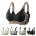 thumbnail image 2 of Wzxfashion Bras for Women No Underwire Gather Soft Comfortable Gather Wireless Up Lingerie Everyday Sports Full-Coverage T-Shirt Bra, 2 of 8