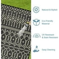 thumbnail image 6 of GlowSol 8'9" x 12'2" Large Area Rug Moroccan Geometric Indoor Outdoor Area Rug Low Pile Stain-Resistant Rugs for Living Room Bedroom Patio Backyard, Black, 6 of 7