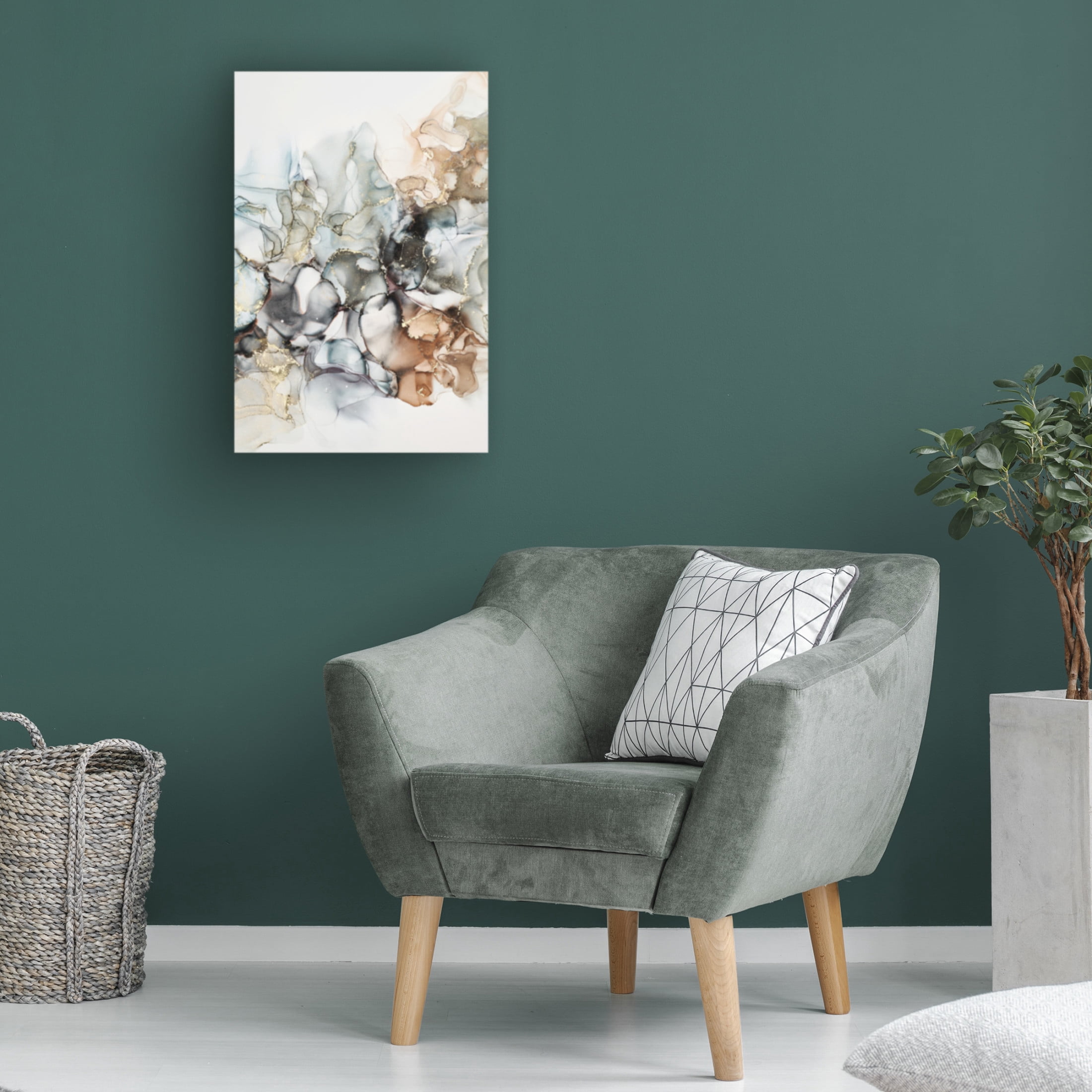 Canvas Wall Art - Incado 'Cosmos I' Wall Art for Living Room, Bedroom, or Office Décor by Trademark Fine Art - 16 x 24 Inches