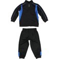 thumbnail image 2 of Reebok Boys Pop Honeycomb 2-Piece Set Sweatsuit, blkblu, Infant, 24 mos, 2 of 2