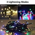 thumbnail image 6 of Christmas String Lights with Remote 2 Pack, Battery Operated Fairy Lights, 9 Light Modes 3 Colors, 6 of 8