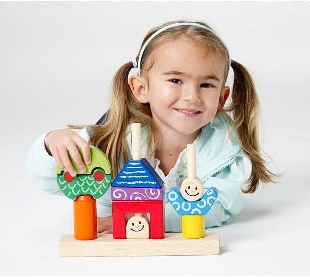 SmartGames Day & Night Wooden Cognitive Skill-Building Puzzle Game Featuring 48 Playful Challenges for Ages 2+