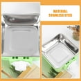 thumbnail image 6 of IBASETOY Dog Crate Water Bowl Stainless Steel Light Green Round 1Set, 6 of 7