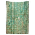 thumbnail image 3 of Ambesonne Egypt Tablecloth Rectangular Table Cover, Hieroglyphs Wooden Board, 60"x90", Seafoam, 3 of 4