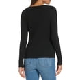 thumbnail image 2 of Calvin Klein Womens Cut-Out Ribbed Knit Pullover Sweater, 2 of 4