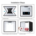 thumbnail image 4 of 40cm Folding Portable High 97 CRI Ring Light Photo Lighting Studio Shooting Tent Box ,Easy to Use, 4 of 5